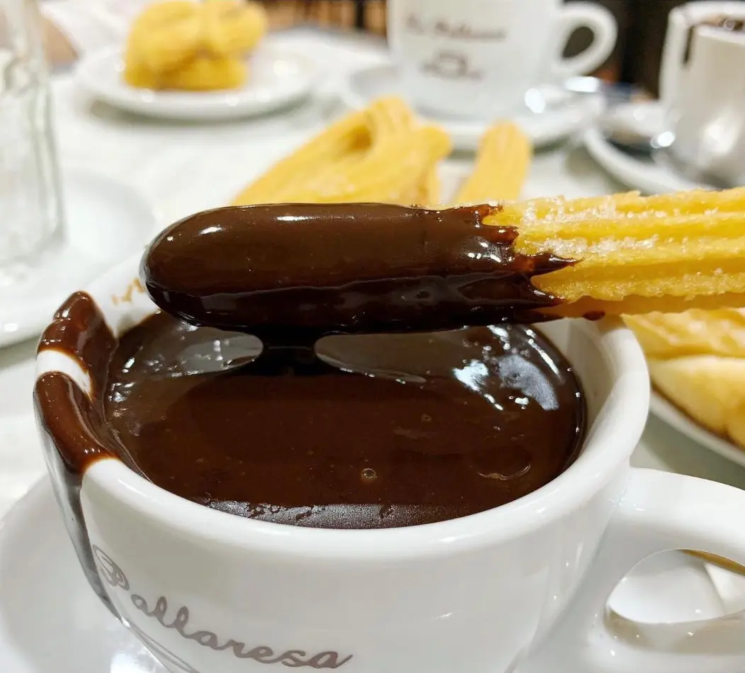 Xocolata amb xurros a Barcelona