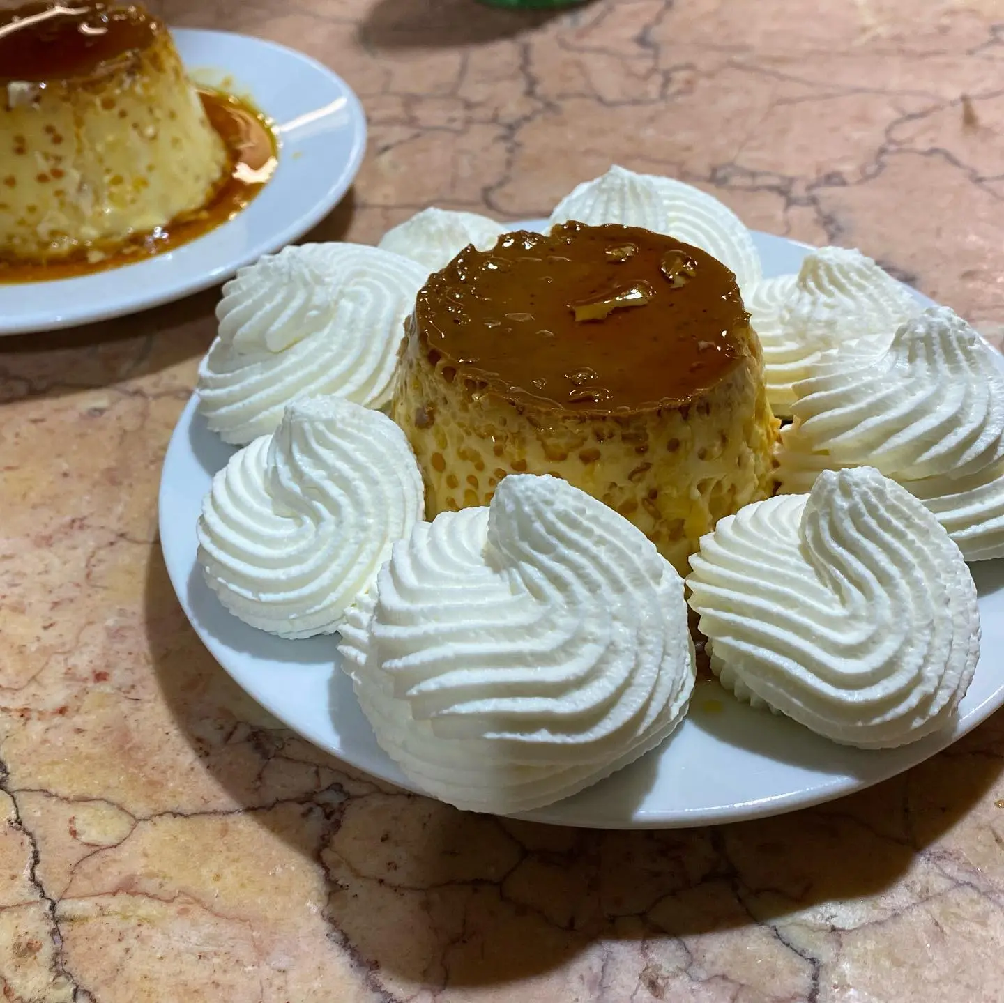 Flam casolà amb nata